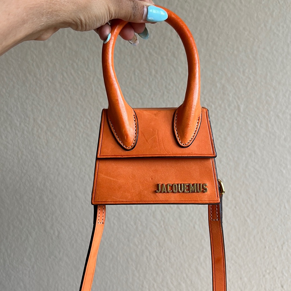 Jacquemus orange mini bag